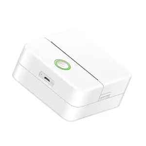 YDuupxe Mini Thermal Printer with BT 4.0 200 DPI Portable Pocket Printer for Photos Labels Notes and Studying Work Home Use Travel (White)