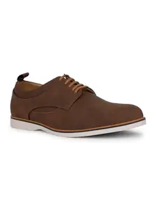 Bata Red Label 8213 Jack Nubuck - Tan Casual Lace-Up Derby Shoes for Men UK Size- 6