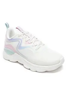 XTEP Canvas White,Ice Peach Running Shoes for Women Euro- 39