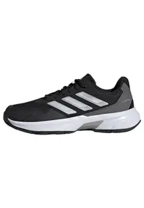 adidas Womens CourtJam Control 3 W CBLACK/SILVMT/GREFOU Running Shoe - 4 UK (ID2458)