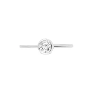 Mia by Tanishq Dainty Classic 93 Kt Silver Finger Ring
