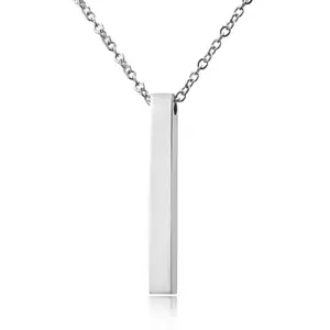 ZIVOM® Stainless Steel Silver Slim Link Necklace pendant Chain Unisex