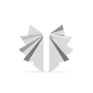 CLARA 925 Sterling Silver Aria Designer Earrings | Platinum Plated |Gift for Women and Girls