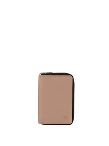 Da Milano Leather Card Holder for Men & for Women - Baby Pink