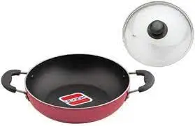 Beauty Hub Non Stick Deep Kadai with SS Lid, 2 L Capacity price in India.