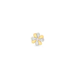 Mia by Tanishq 14 KT Gold Diamond Sweet Bloom Nose Pin for Women