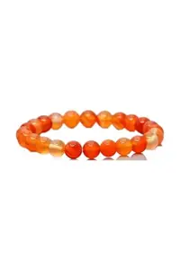 Tingoking Natural Carnelian Gemstone Bracelet – Energy & Motivation Healing Crystal