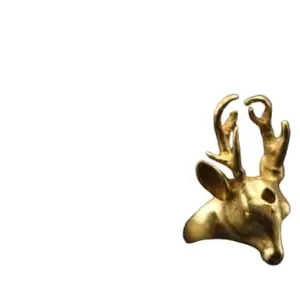 Elegant Brass Gold Animal Ring - Unique Statement Jewelry