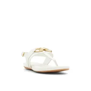 Aldo AFOETHA-IN121 Ladies WHITE/BONE Flat Sandals