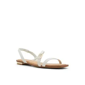 Aldo AMSALE-IN121 Ladies WHITE/BONE Flat Sandals