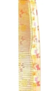 Hair Comb for Men and Women - Set of 1Pcs Smooth Teeth for Healthy Hair, Detangling, Hairstyling - Graduated Comb Set (Flower Design)