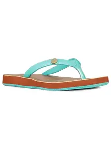 Hush Puppies Women's Amber E Blue Slipper-3 Kids UK (5779082)