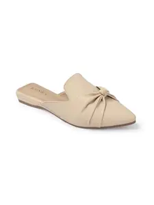 Iconics Women Fashion Sandal,Beige,UK-8