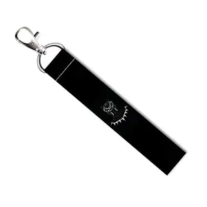 ISEE 360® Black Hero Lanyard Tag with Swivel Lobster for Gift Luggage Bags Backpack Laptop Bags L X H 5 X 0.8 INCH