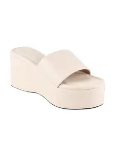 TRYME Platform Heels Sandals Comfortable & Trendy Wedges Heels for Girls & Women