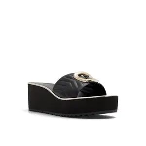 Aldo MENHADEN-IN001 Ladies BLACK Wedge Sandals