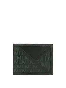 Da Milano Genuine Leather Green Bifold Mens Wallet with Multicard Slot (10424)