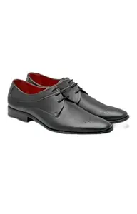 Ruosh Men's Black Formal Shoes (1311164710)