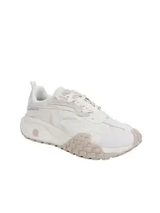 XTEP White Tea Solid Marking Rubber Outsole 70's Sereis Retro Casual Shoes for Men -Euro 42