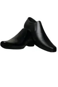 Men's Formal Slip-On Shoes for Office & Meetings - Stylish Leather Footwear for Business & Work | Comfortable, Professional, & Easy to Wear (Black, UK Footwear Size System, Adult, Men, Numeric, Narrow, 9)