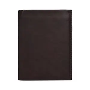 Leatherman Fashion LMN Genuine Leather Men's Brown Wallet (5 Card Slots)