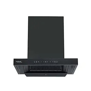 Hindware Hindware Atlanta 60 cm 1350 m³/hr Filterless Auto-Clean Kitchen Chimney With MaxX Silence Technology, Motion Sensor (32% Less Noise, Touch Control, Black)