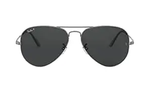 Ray-Ban Unisex Polarized Pilot Sunglasses - 0RB3689