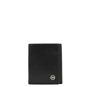 Da Milano Leather RFID Wallet for Men with Multicard Slot - Black