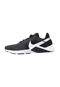 Nike Mens Legend Essential 2 Black/White-Metallic Silver Shoes 6 UK CQ9356-001