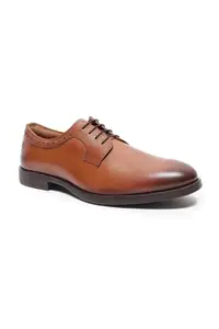 Van Heusen Men Brown Lace Up Shoes