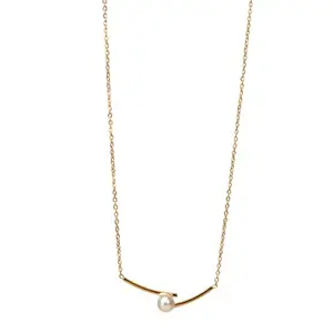 Eiti Pearl Essence Anti Tarnish 18K Gold Plated Pendant Chain