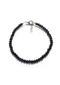 Women's Good Luck Protection Beads Bracelet (bd4JEW037, Black)