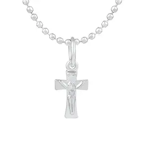 morir Stainless Steel Small Jesus Christ Cross Pendant Necklace Religious Necklaces Jewelry Anniversary for Him Husband Birthday Gifts from Mom Wife Girlfriend