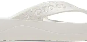 Crocs Women Baya Flip 210658-100 White W9