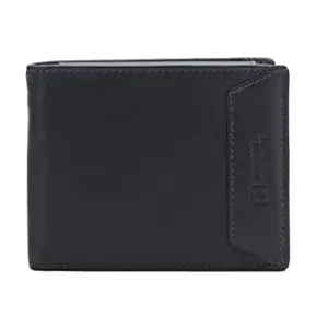SWISS MILITARY Ellis Overflap Coin Leather Wallet-Ombre Blue