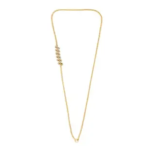 MOONPLUS simple and elegant Side Pendant Mugappu Chain For Women| Perfect Anniversary Gift For Wife