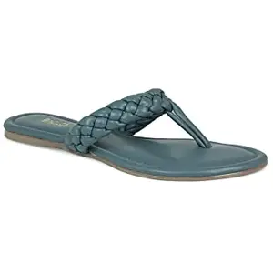 Inc.5 Shoes Women Flat Fashion Sandal 101008_N.Blue