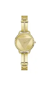 GUESS Tri Bellini Champagne Round Dial Analog Women's Watch - GW0914L2