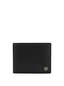 Da Milano Genuine Leather Black Bifold Mens Wallet with Multicard Slot (0419)