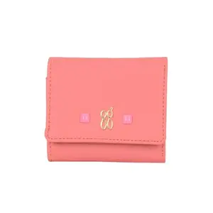 Baggit Women Pink Wallet Xs Size | Ladies Stylish Purse Bag | Credit Card Money Holder
