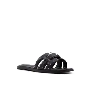 Aldo ELENAAA-IN017 Ladies BLACK COMBO Flat Sandals