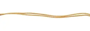 Navjai Metal Brass Pearl Necklace Back Rope Dori for Silk Thread Jewellery Jewelry Silk Thread Connecting Dori for Necklace Making Nackles Dori For Women (Nacklace Dori 4Pcs)