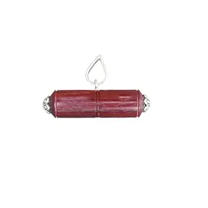 NRSON Red Sandalwood Pendant | Sandalwood Taviz | Sandalwood Locket Taviz taveez Tayat Thayathu Tabiz for Wearing Nack chind