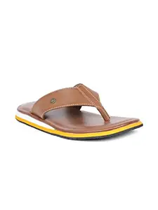 Bata Men's Slip-on Sandal - TAN (8 UK) (8713563)