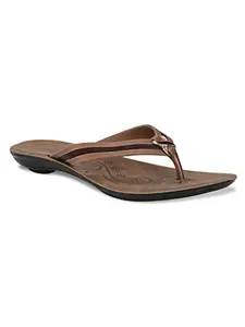 Bata womens MANALI Brown Slipper - 8 UK (5714493)