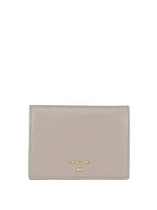 Da Milano Genuine Leather White Trifold Womens Wallet (OR-4002)