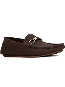 Bata Men's Rdyego Brown Formal Shoes - 11 UK/India (45 EU) (8514385)