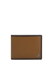 Da Milano RFID Protected Leather Wallet for Men with Card Slot - Brown
