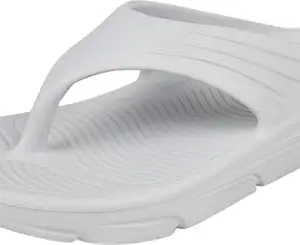 TRV Coco-Balance Grey Slip-on Flip-Flops/Slippers, Lightweight EVA Sole – Casual Outdoor Chappal, Monsoon, Rainy Season Footwear for Men-9 Kids UK