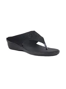 Bata Women's Slip-on Sandal - BLACK (3 UK) (6716711)